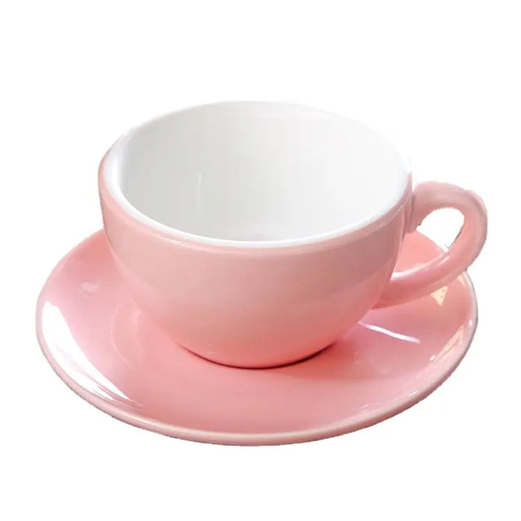 Cup & Saucer 4 Oz- Pink
