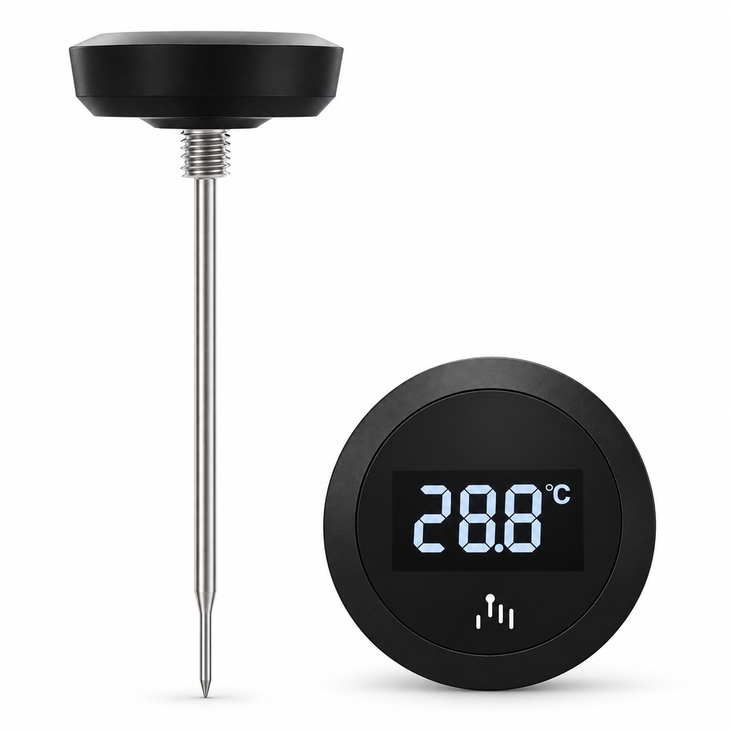 Digital Coffee & Milk Thermometer with Touchscreen