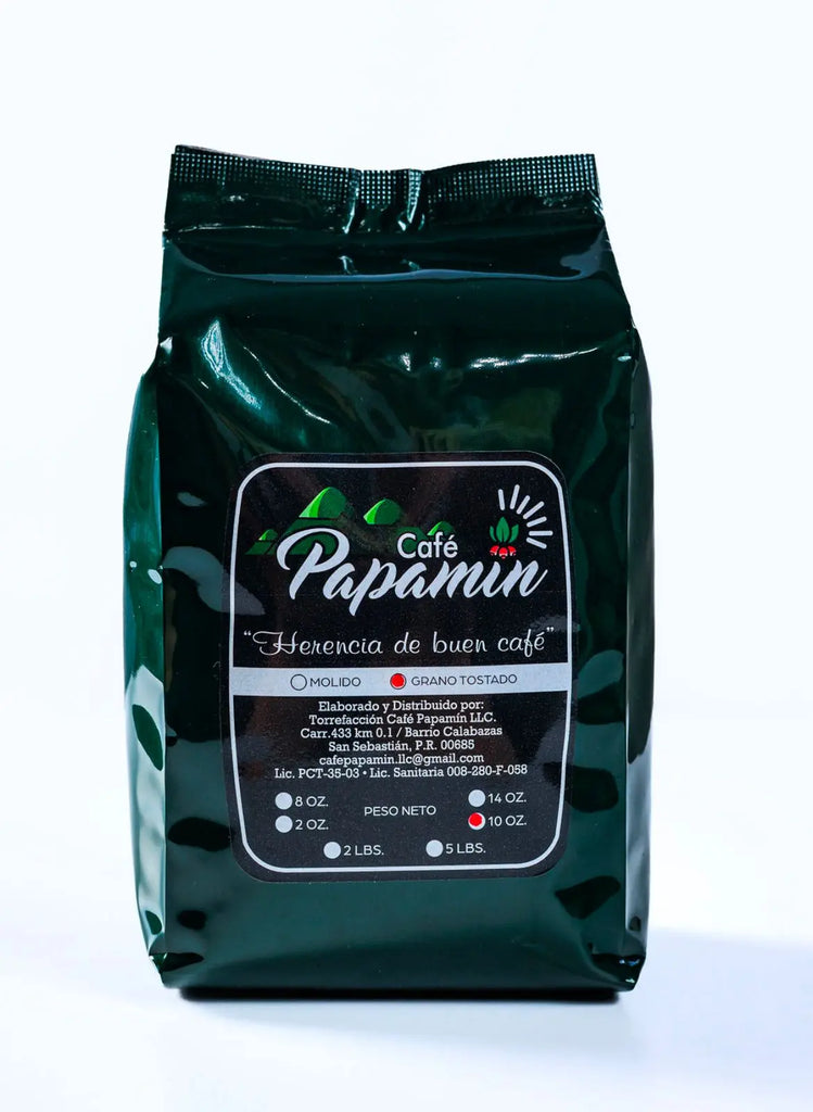 Papamin Coffee 10 Oz Whole Bean- Medium Roast