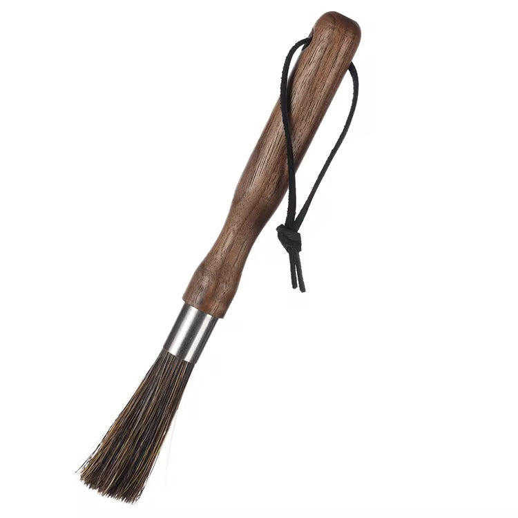 Barista Cleaning Brush – Walnut Wood Handle