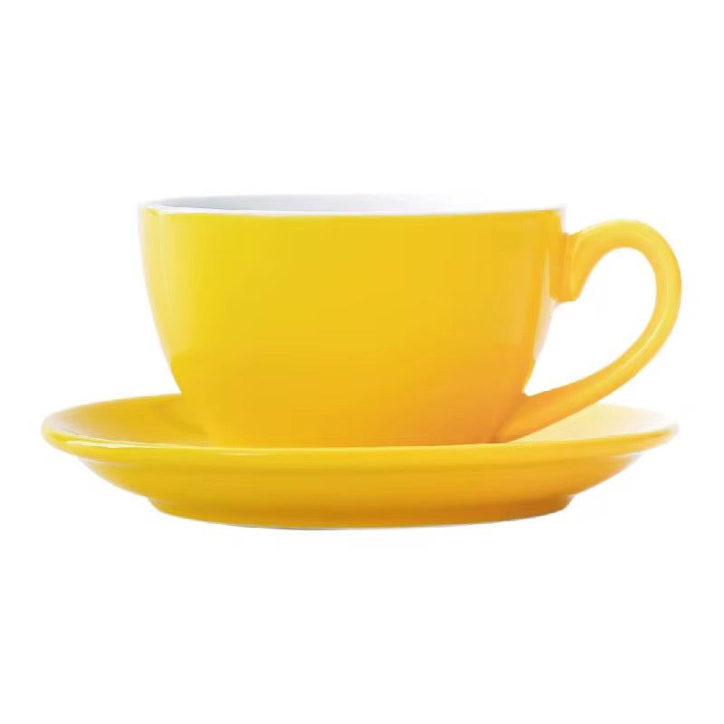 Cup & Saucer 8 oz- Yellow