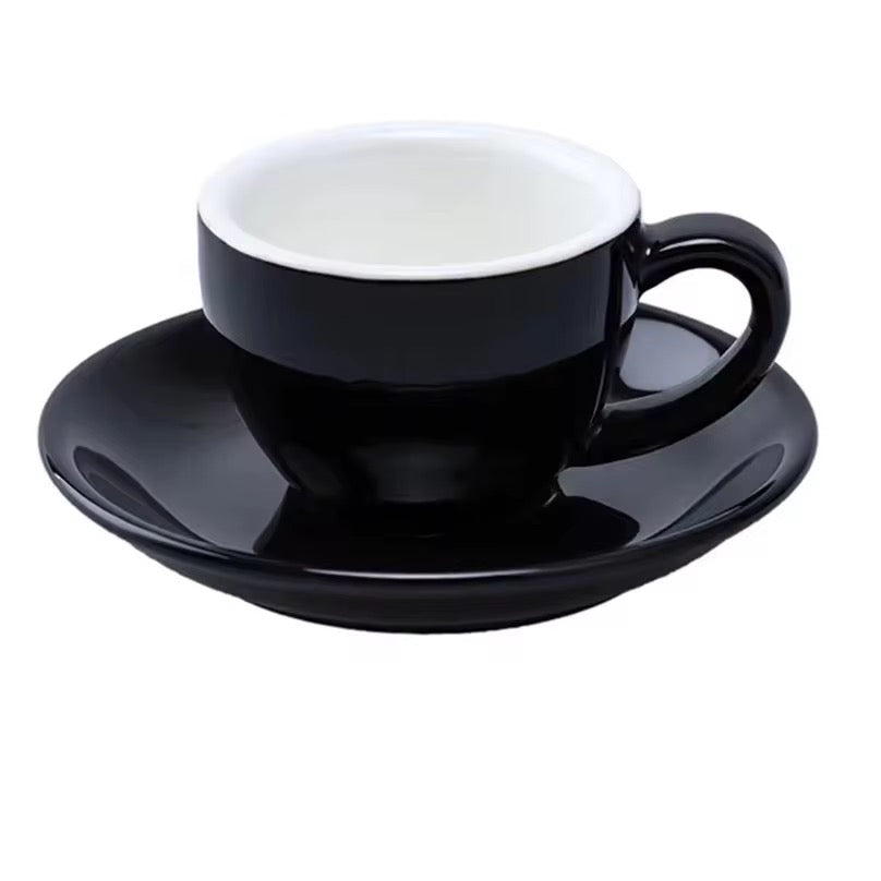 Cup & Saucer 4 Oz- Black