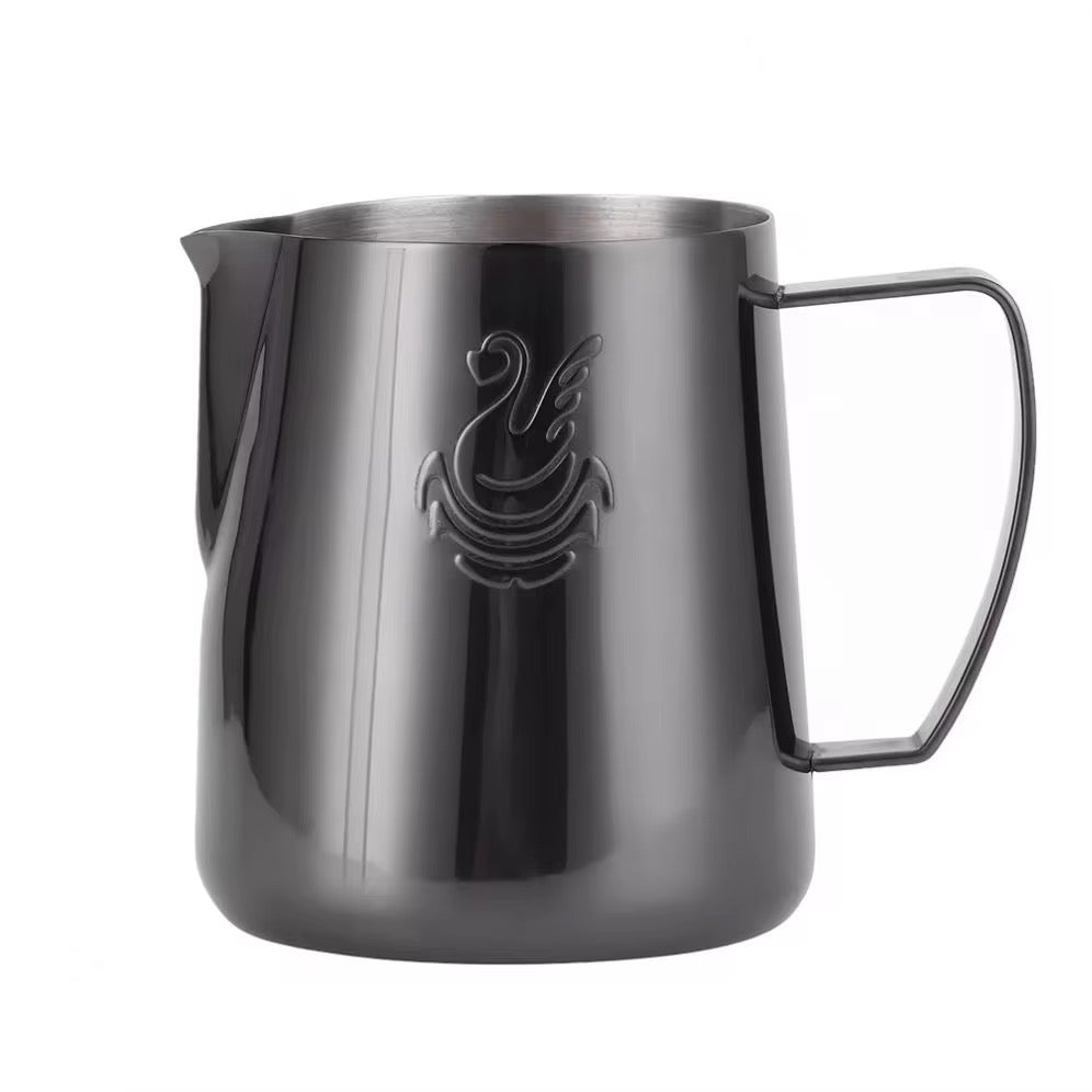 Jibbi Litter Black Silver Pitcher 12 oz or 20 oz