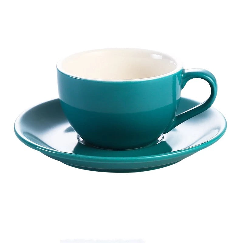 Cup & Saucer 6 Oz- Tile