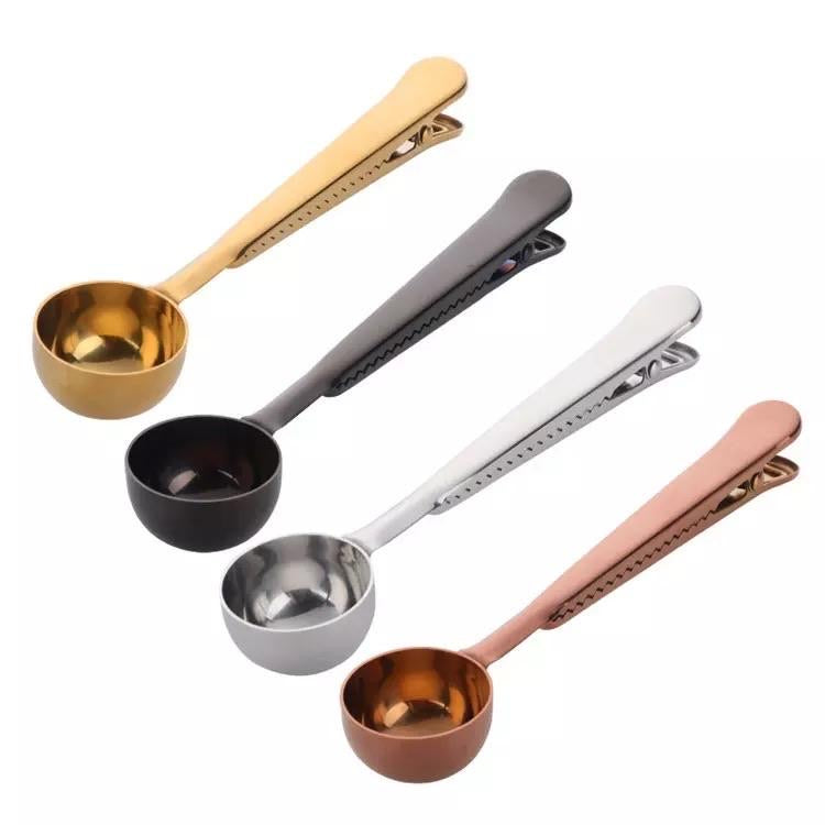 Scoop With Bag Seal Clip Coffee